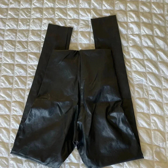 Commando Black Faux Leather Leggings - Picture 7 of 9